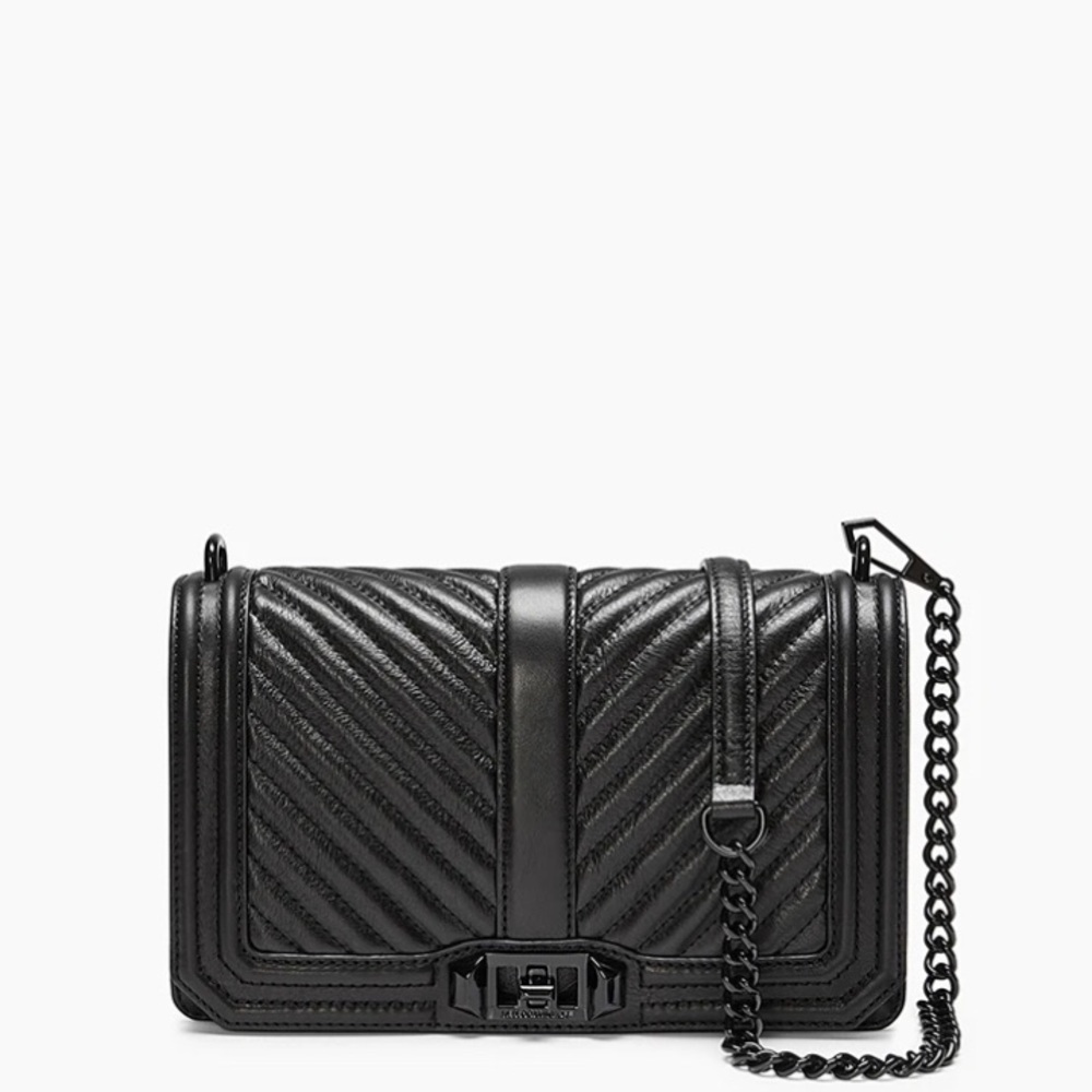 rebecca minkoff | chevron quilted love crossbody